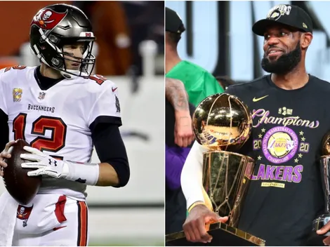 Tom Brady felicita a LeBron James por el título de NBA