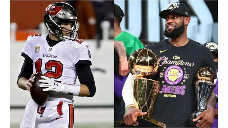 Tom Brady y LeBron James unidos por un tweet