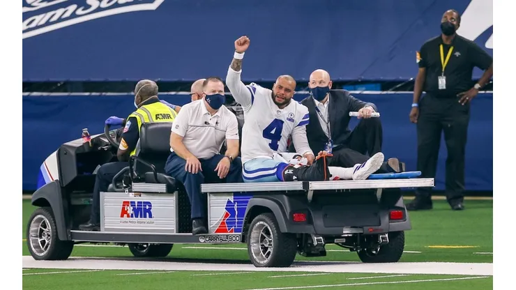 Dak Prescott cerró de la peor forma su temporada 2020 en NFL