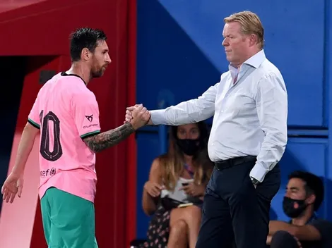 Koeman recordó el día en el que habló con Messi por primera vez