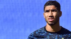 Hakimi subió una foto de la camiseta de Boca con un tema de Trueno de fondo