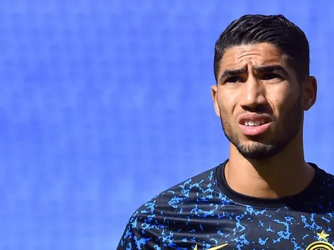 Hakimi subió una foto de la camiseta de Boca con un tema de Trueno de fondo