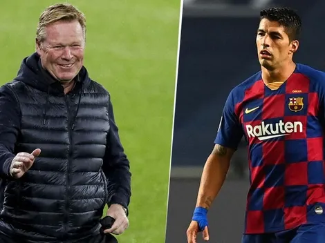Koeman resaltó que "nunca tuvo ningún problema" con Suárez