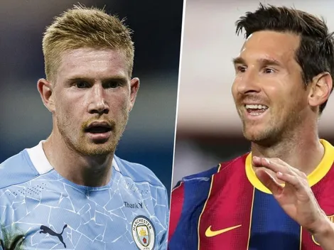 La respuesta de De Bruyne sobre la posibilidad que Messi fiche por el City