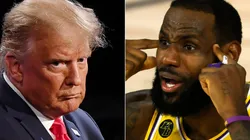LeBron James y Donald Trump, NBA