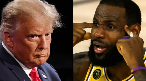 LeBron James y Donald Trump, NBA