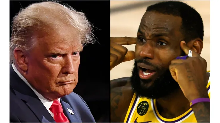 LeBron James y Donald Trump, NBA
