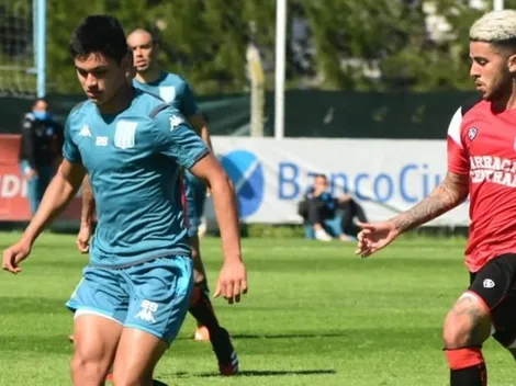 Racing le ganó a Barracas Central con un gol del pibe Alcaraz