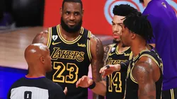 LeBron James, Danny Green y Dwight Howard