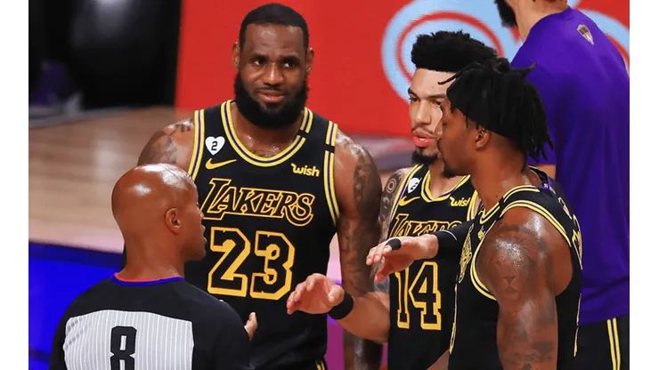 LeBron James, Danny Green y Dwight Howard