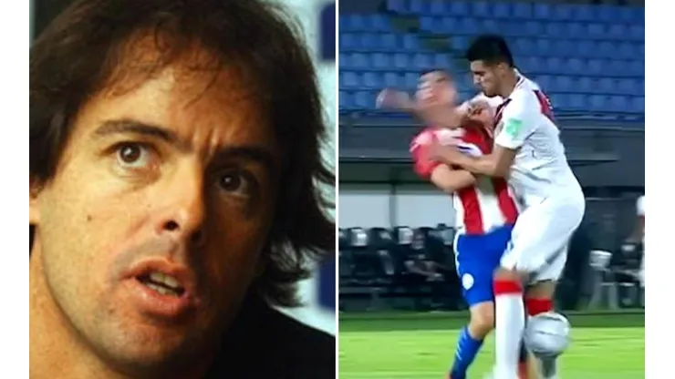 Carlos Zambrano fue el primer amonestado en la primera fecha de las Eliminatorias.