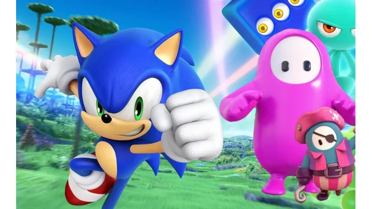 Se filtra una nueva skin de Sonic que llegará a Fall Guys muy pronto
