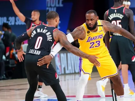 Damian Lillard se burla de LeBron James