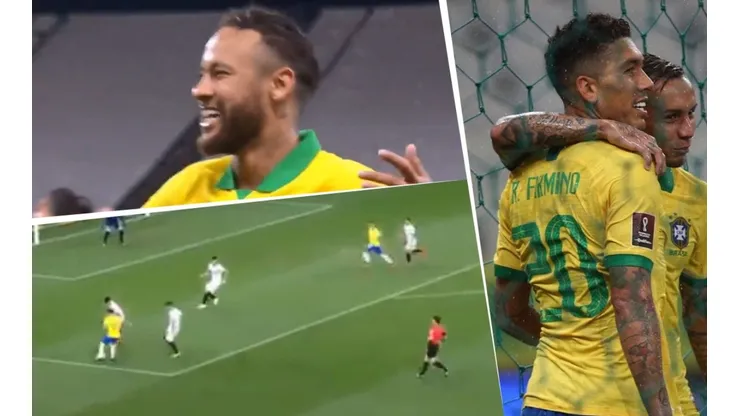 El pase de Neymar es todo: Firmino puso el 3-0 contra Bolivia