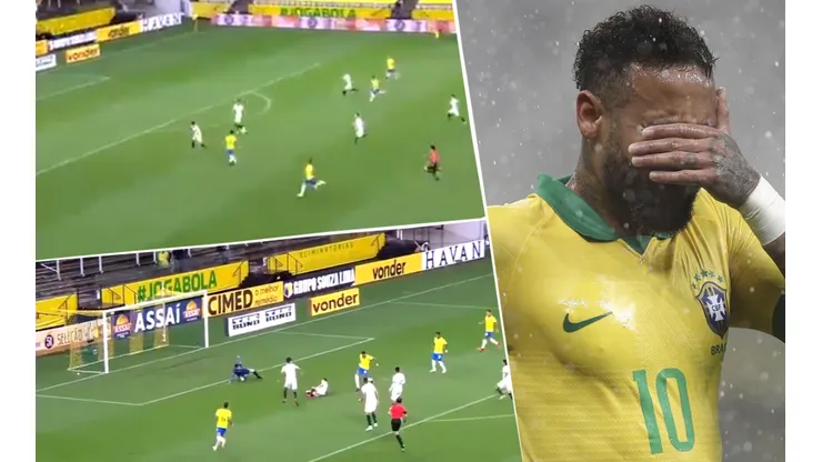 Foto de Neymar, jugador de Brasil.