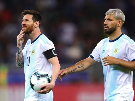 El comentario de Agüero al posteo de Messi tras ganarle a Ecuador