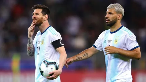 El comentario de Agüero al posteo de Messi tras ganarle a Ecuador