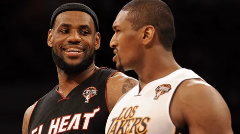 LeBron James y Ron Artest