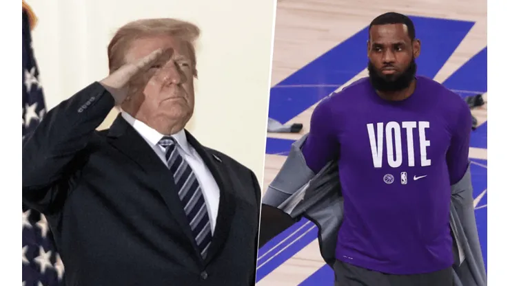 Donald Trump y LeBron James