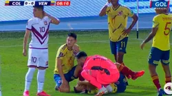 Tristeza total: Santiago Arias se fracturó en el partido contra Venezuela