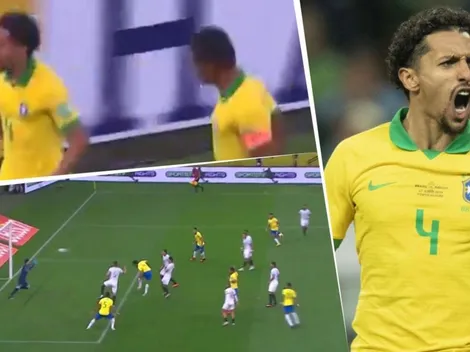 Se acabó la resistencia de Bolivia: frentazo de Marquinhos y gol de Brasil