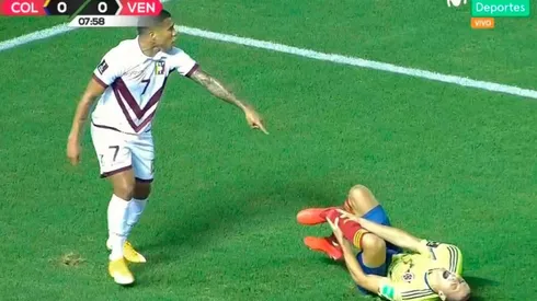 La grave lesión que sufrió Santiago Arias en la Eliminatoria ante Venezuela.