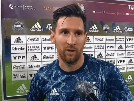 Messi a los argentinos: "Mucha fuerza, sé que es un momento difícil para todos"
