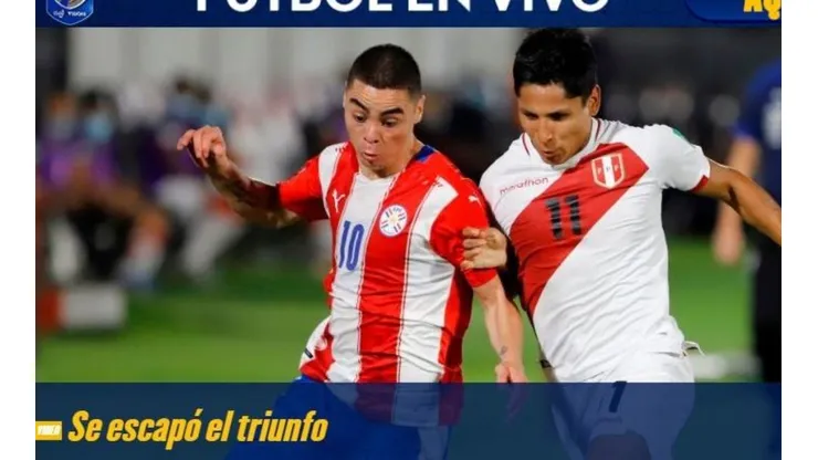 Medios paraguayos críticos con su selección tras el empate ante Perú.