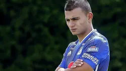 Jhon Duque, mediocampista y capitán de Millonarios Fútbol Club.
