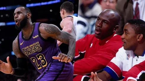 LeBron James, Michael Jordan e Isiah Thomas