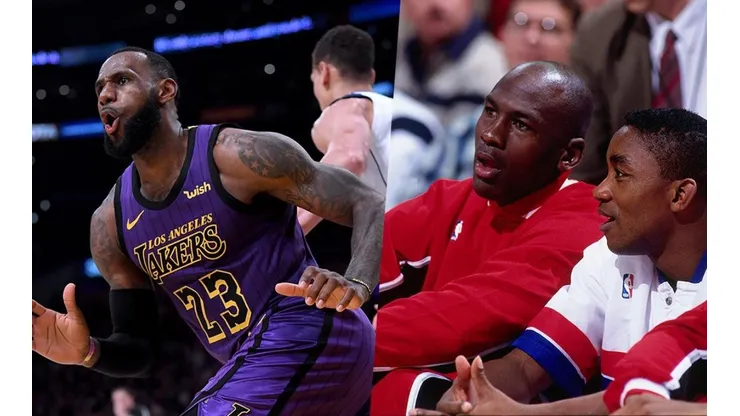 LeBron James, Michael Jordan e Isiah Thomas