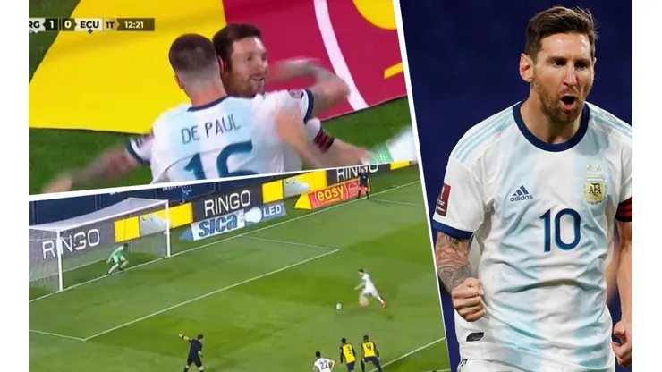 En Argentina sí está feliz: Messi tardó 10 minutos en hacer el 1-0