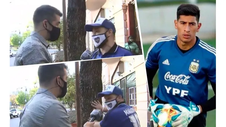 El hincha de Boca que no quiere que Andrada ataje con la Selección Argentina
