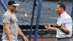 Giancarlo Stanton y Alex Rodríguez