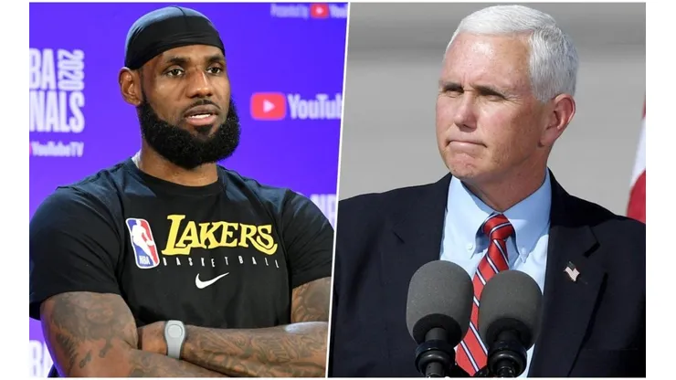 LeBron James y su ataque en redes sociales al vicepresidente Mike Pence