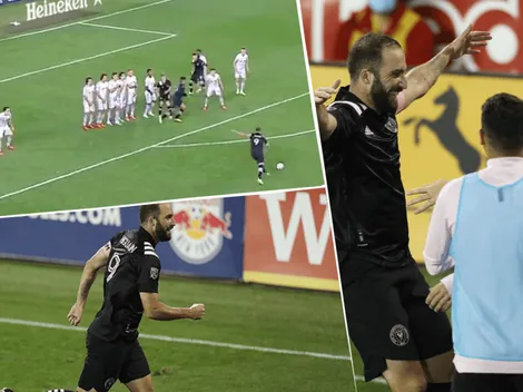 Llegó el primero: Pipa Higuaín y un golazo de tiro libre en la MLS