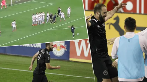 Gonzalo Higuaín anotó su primer gol en Estados Unidos