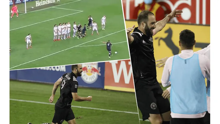 Gonzalo Higuaín anotó su primer gol en Estados Unidos