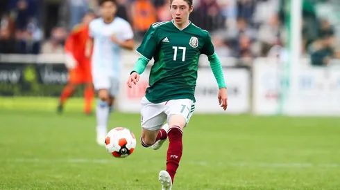 Marcelo Flores con la selección de México