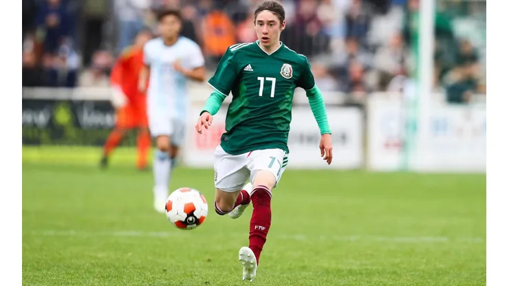 Marcelo Flores con la selección de México