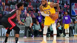 LeBron enfocado en terminar con los Lakers la serie ante Miami Heat