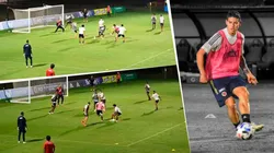 Magia pura de James: así fue su primer entrenamiento con Colombia