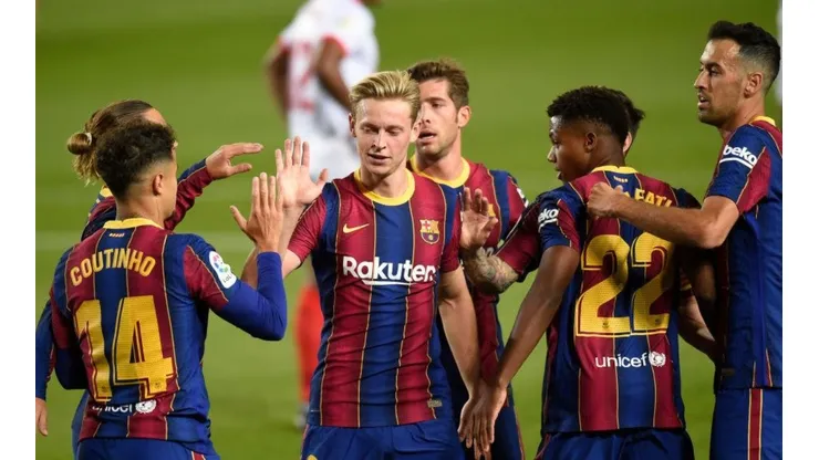 Barcelona viene de empatar como local de Sevilla.