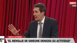 Con una frase, Miguel Simón confirmó ser de los mejores periodistas del país