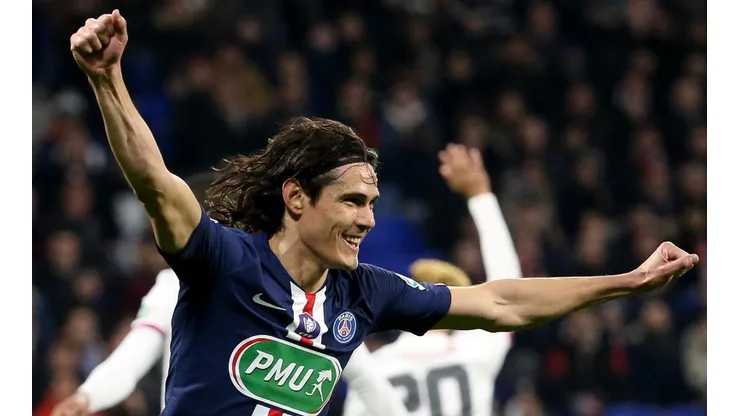 Edinson Cavani en Paris Saint-Germain.