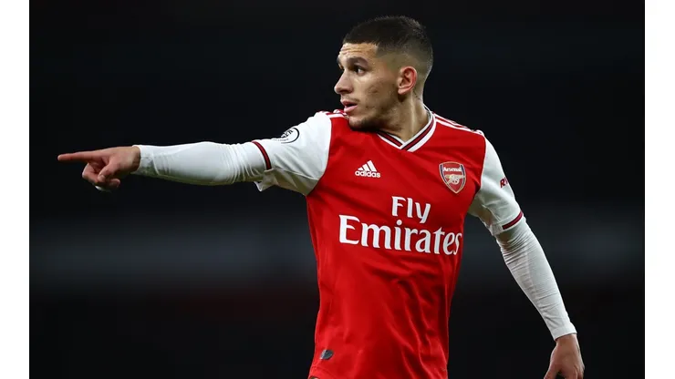 Lucas Torreira durante su estadía en Londres.