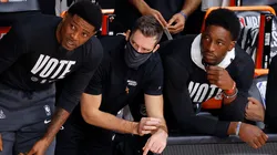 Goran Dragic y Bam Adebayo