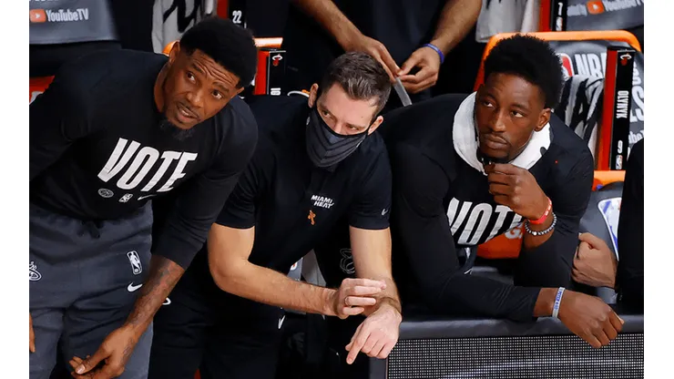 Goran Dragic y Bam Adebayo