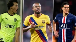 Pellistri, Rafinha y Cavani, algunos de los protagonistas.