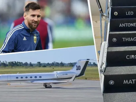 Así es el lujoso avión privado de Messi en el que viajó con Suárez